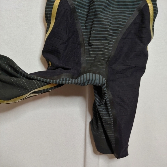 Aqua Sphere Matrix Open Back Competition Swimsuit Tech Suit Black Gray Gold 30 4 - Picture 5 of 11